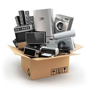 Packing appliances into boxes