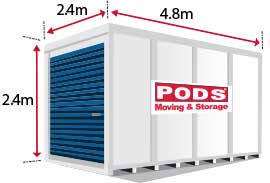 PODS moving and storage container LARGE