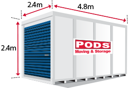 PODS large moving and storage container 