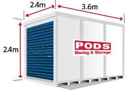 PODS moving and storage container MEDIUM