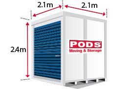 PODS moving and storage container SMALL