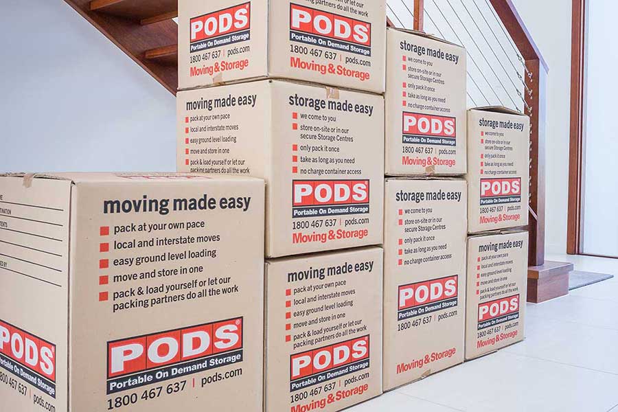 PODS local moving boxes