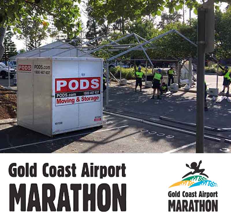 Event storage for the Gold Coast Marathon