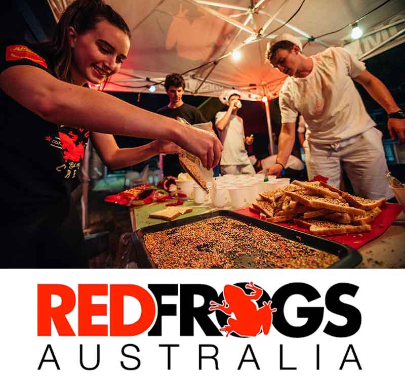 Event storage for the Red Frogs Australia