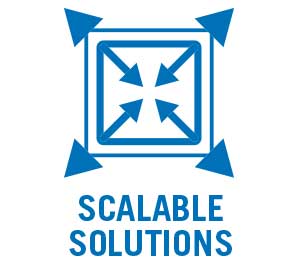Scalable solutions Scalable solutions