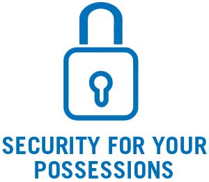 Security for your possessions Security for your possessions