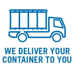 We deliver your container to you