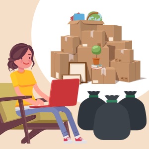 cartoon-woman-packing-with-garbage-bags